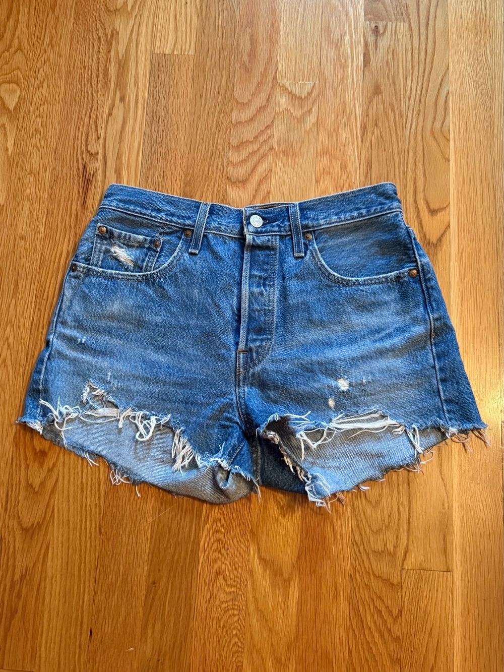 Levi’s blue shorts